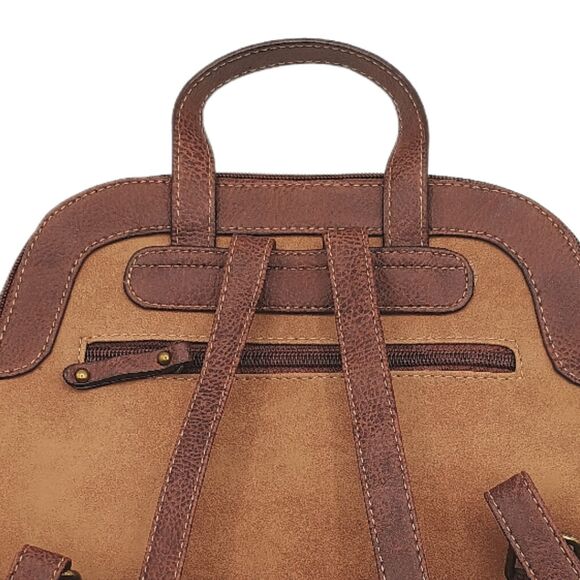 B.O.C. Born Oakley Backpack Saddle Brown Western Whipstitch Coastal Cowgirl main image 4